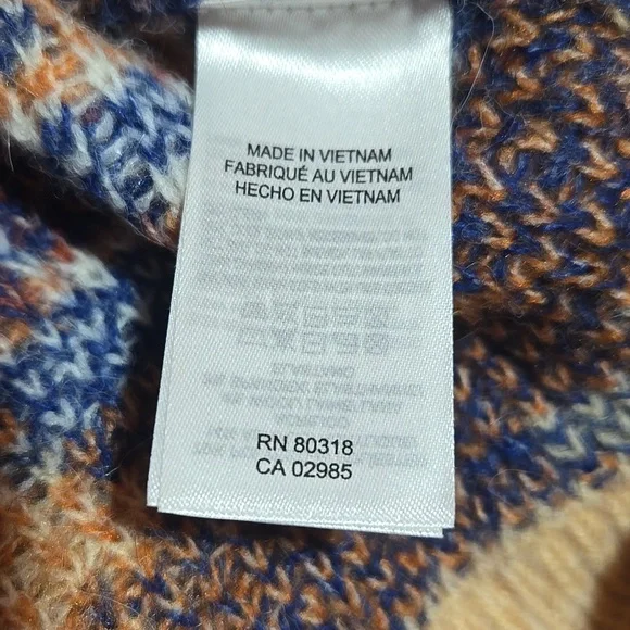 Lucky Brand Aztec Southwest Sweater Women’s Small Beige Multi - Picture 10 of 11